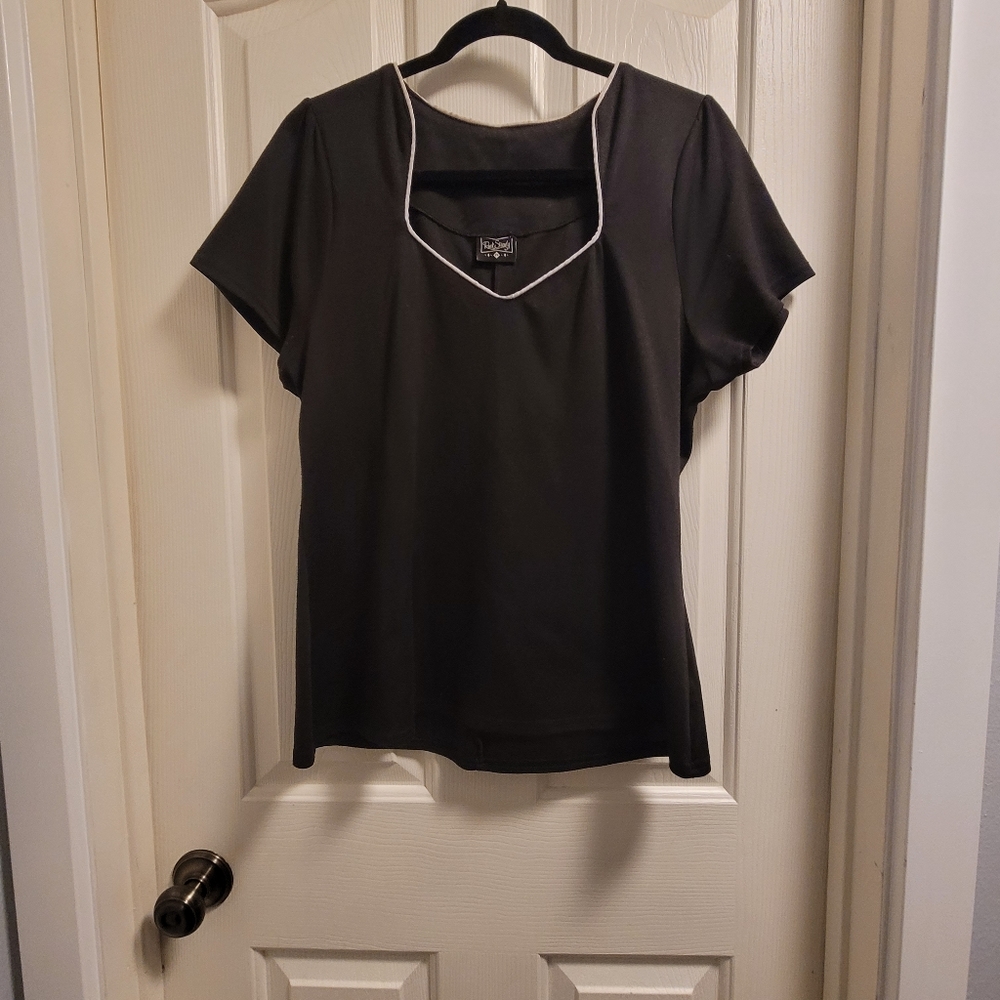 Rock Steady black blouse